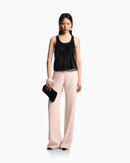 Techno cady palazzo trousers