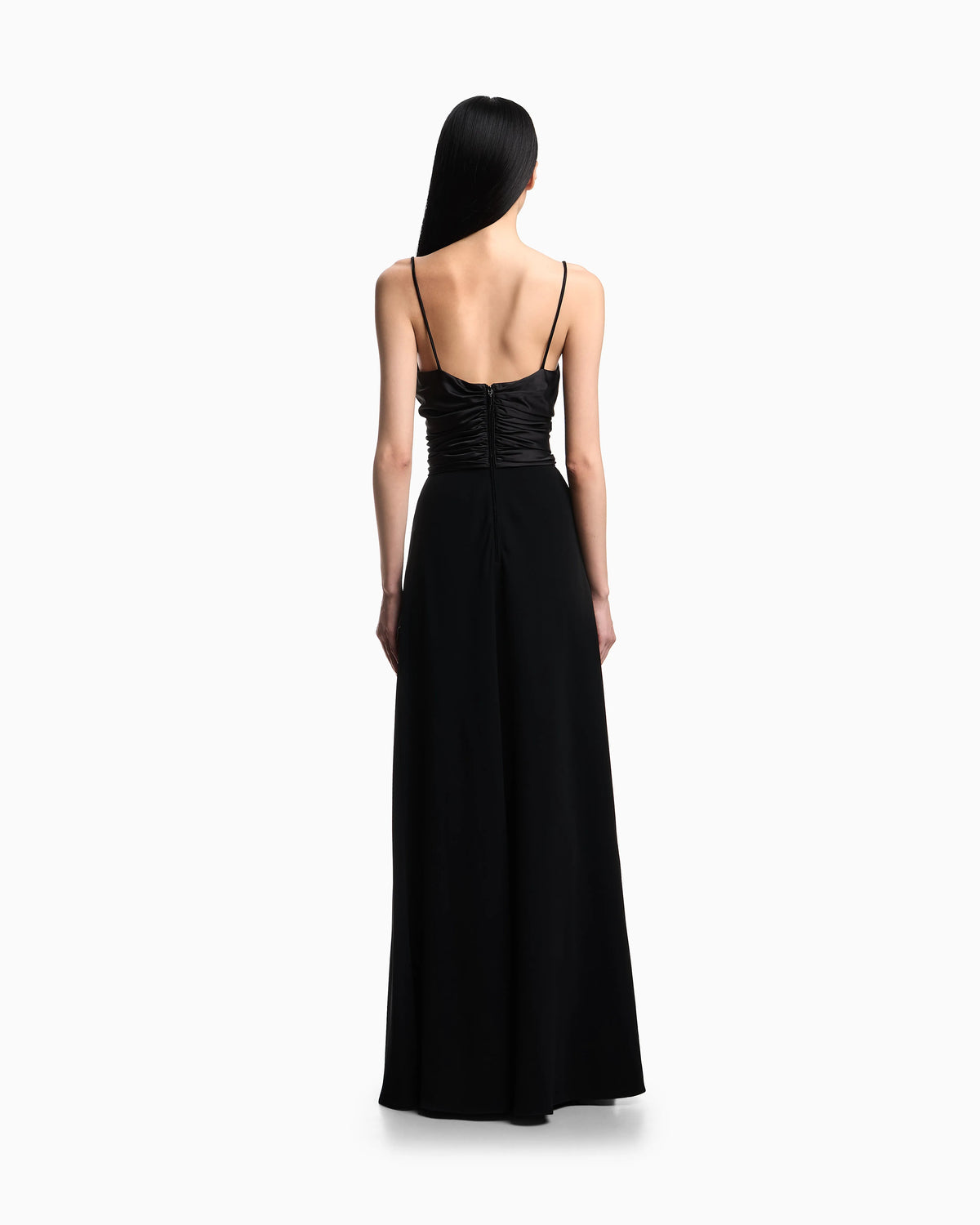Technical cady cut-out dress with jewel detail