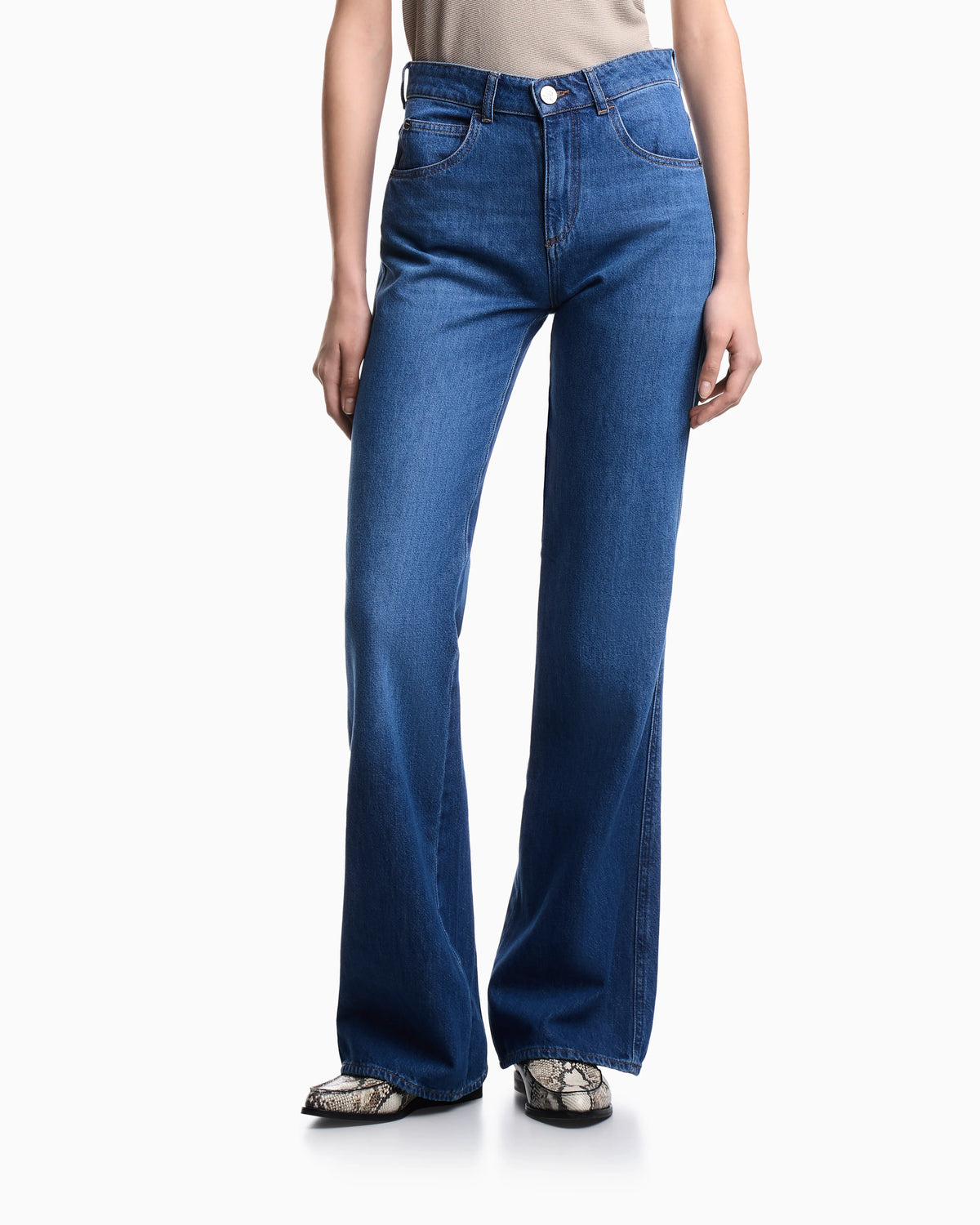 J9D slim-fit, used look Lyocell-blend denim jeans