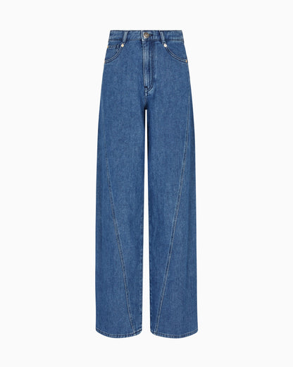 J6F relaxed-fit, worn-look denim jeans