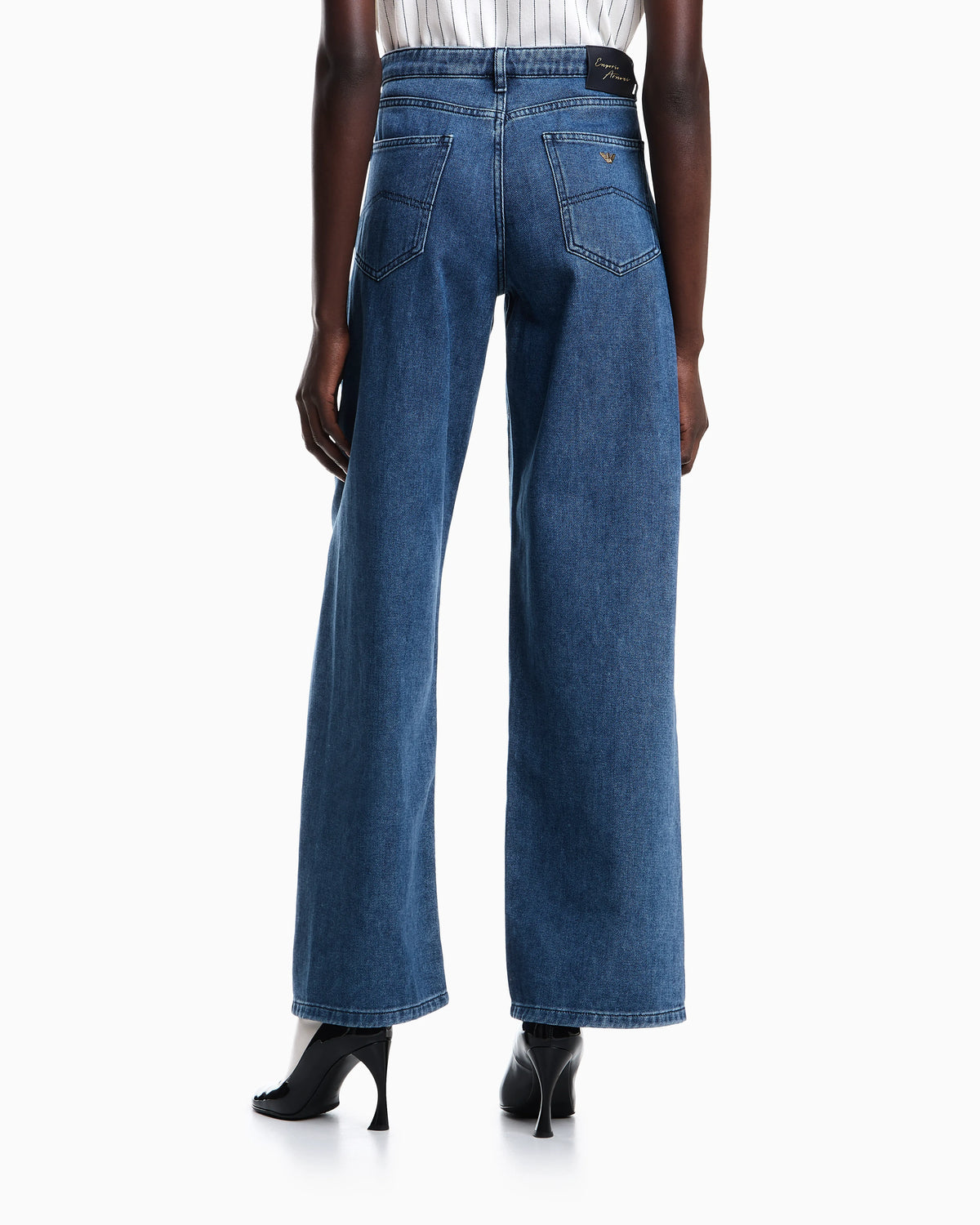 J6F relaxed-fit, worn-look denim jeans