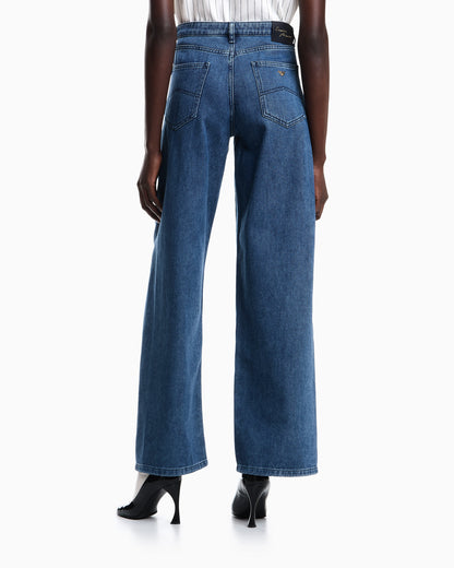 J6F relaxed-fit, worn-look denim jeans