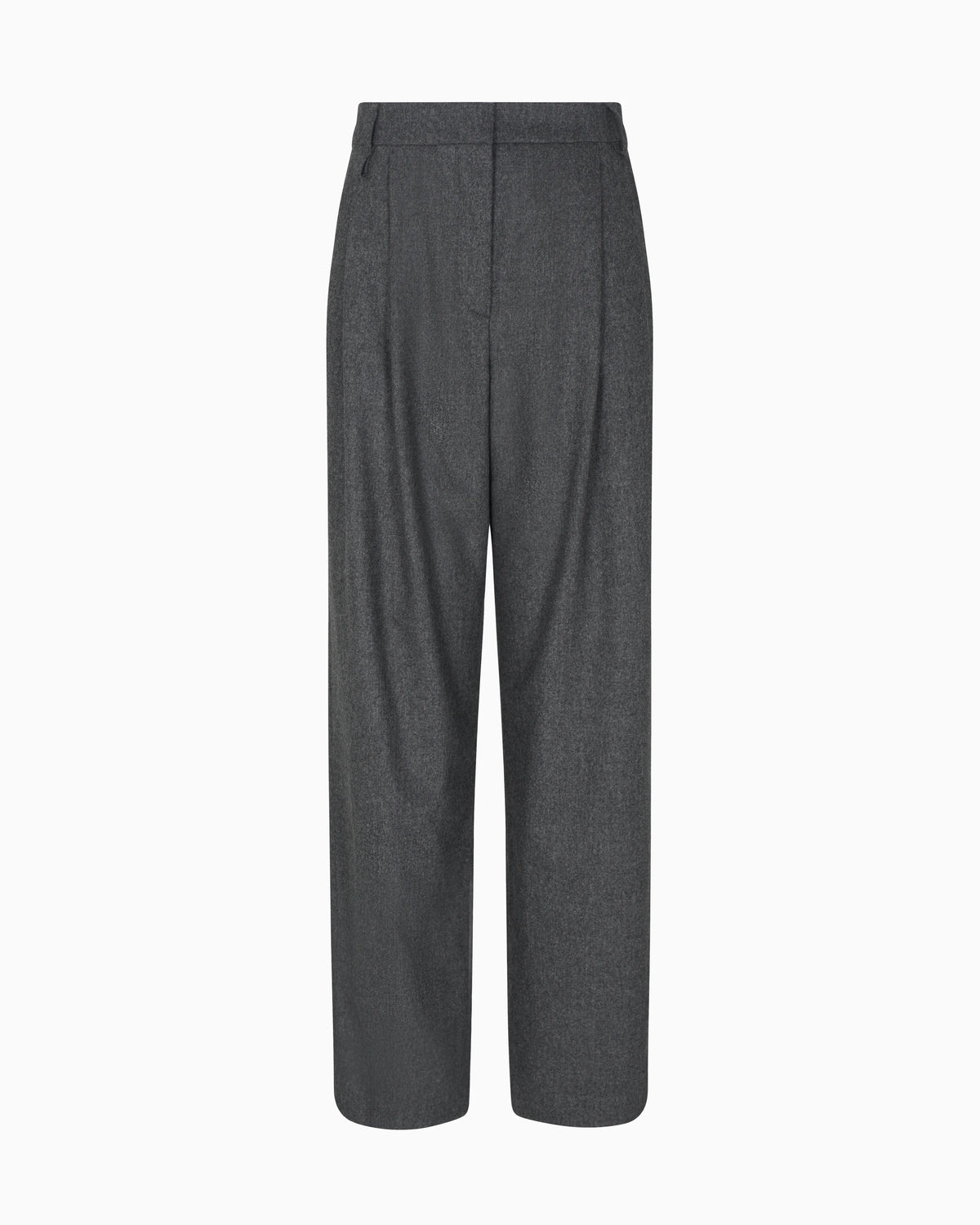 Pleated wool flannel pants Signature Capsule