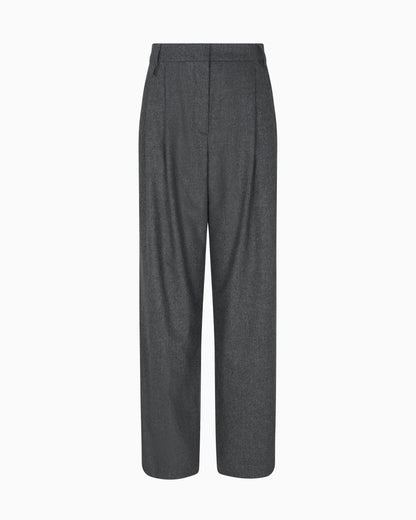 Pleated wool flannel pants Signature Capsule