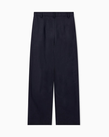 Pleated wool flannel pants Signature Capsule