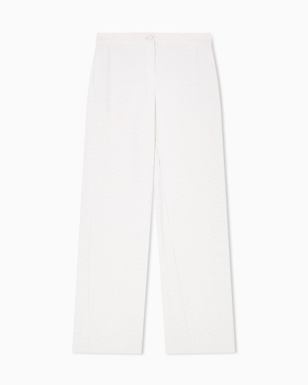 Icon trousers in fluid armure fabric