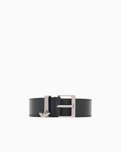 Icon deer-print leather belt