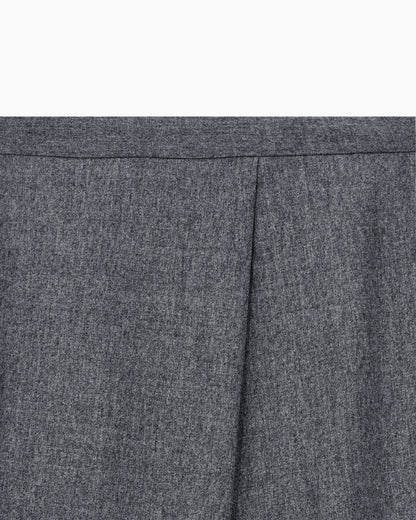 Long skirt in wool flannel Signature Capsule
