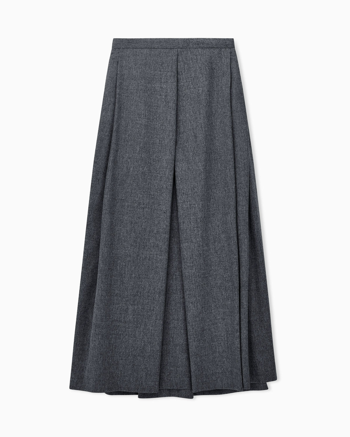 Long skirt in wool flannel Signature Capsule