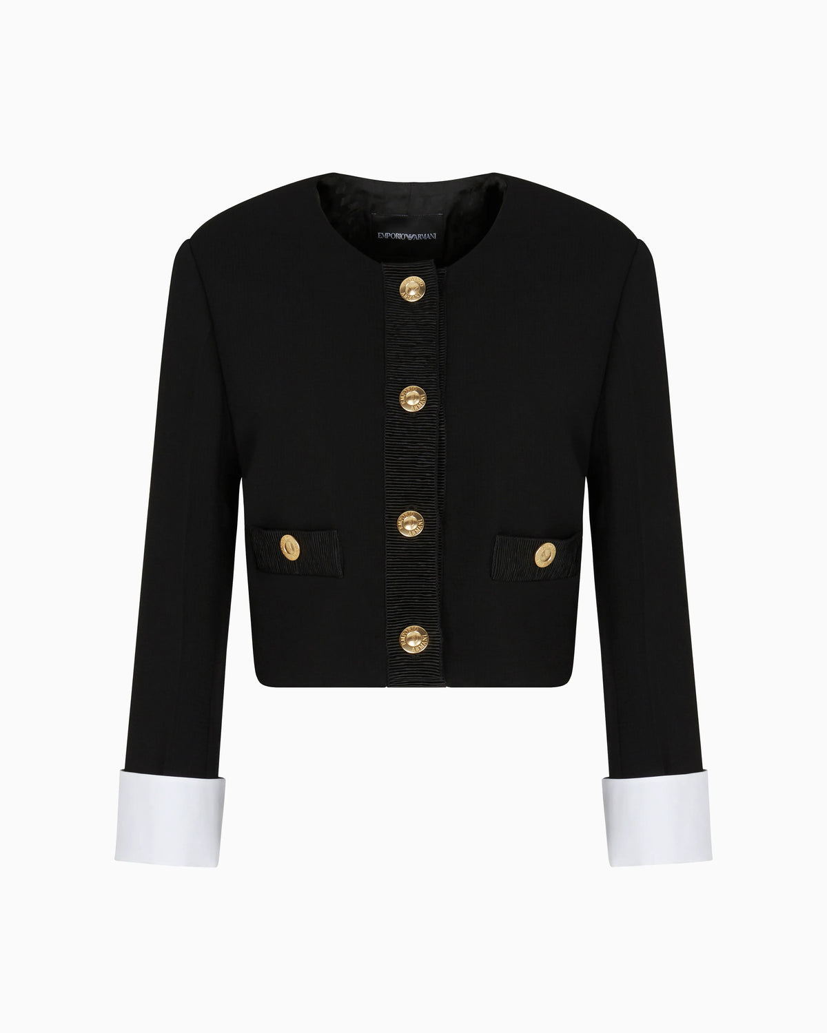 Single-breasted jacket in a virgin-wool blend
