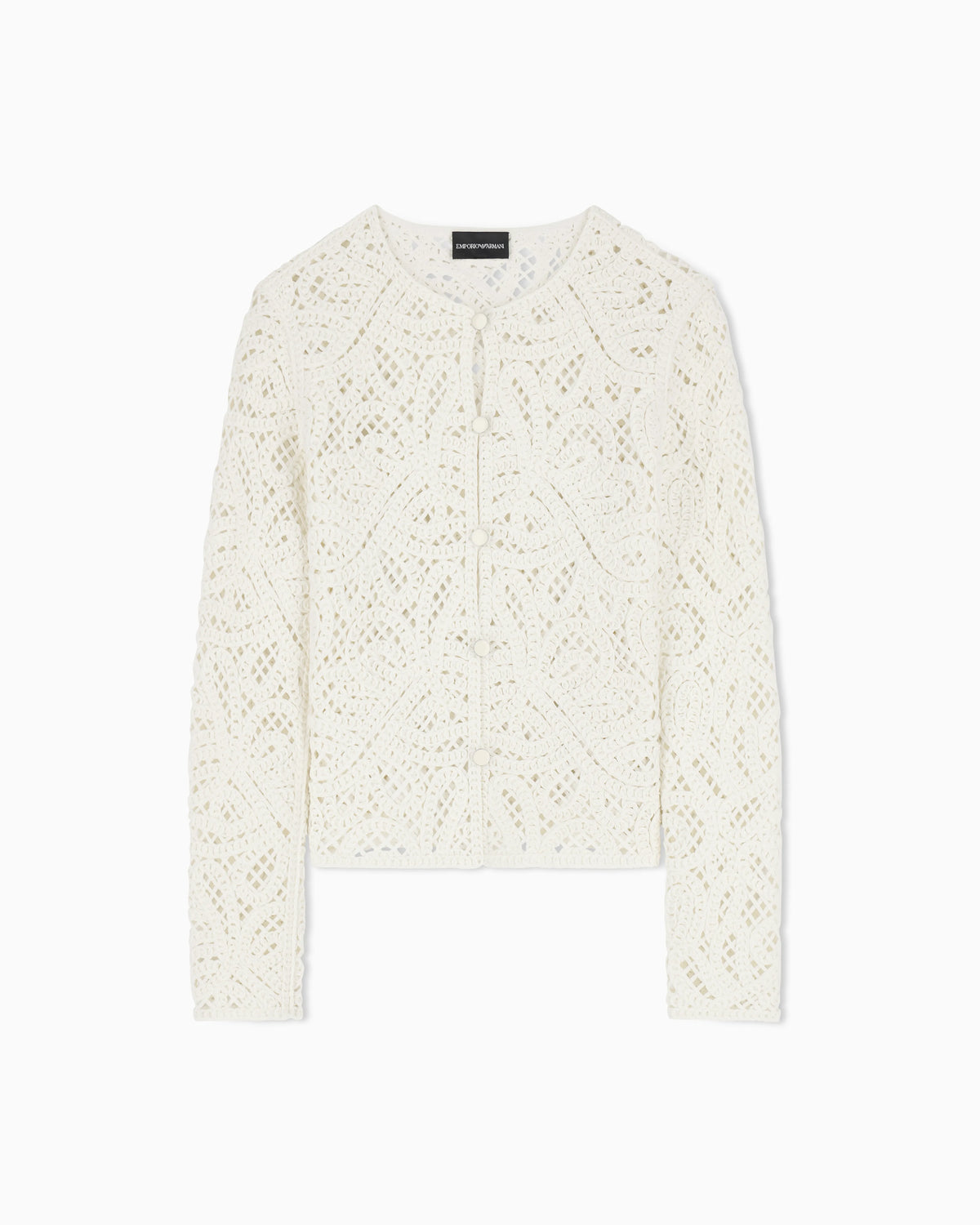 Jacket in macramé-effect Cornely embroidered fabric