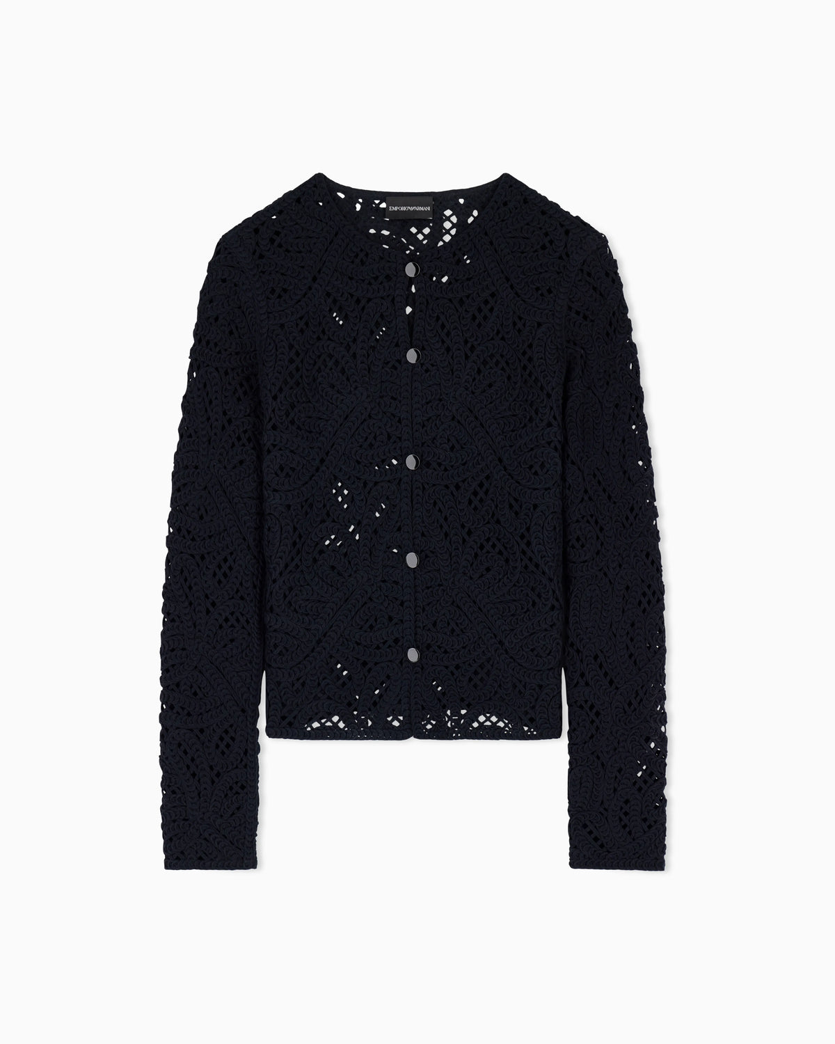 Jacket in macramé-effect Cornely embroidered fabric