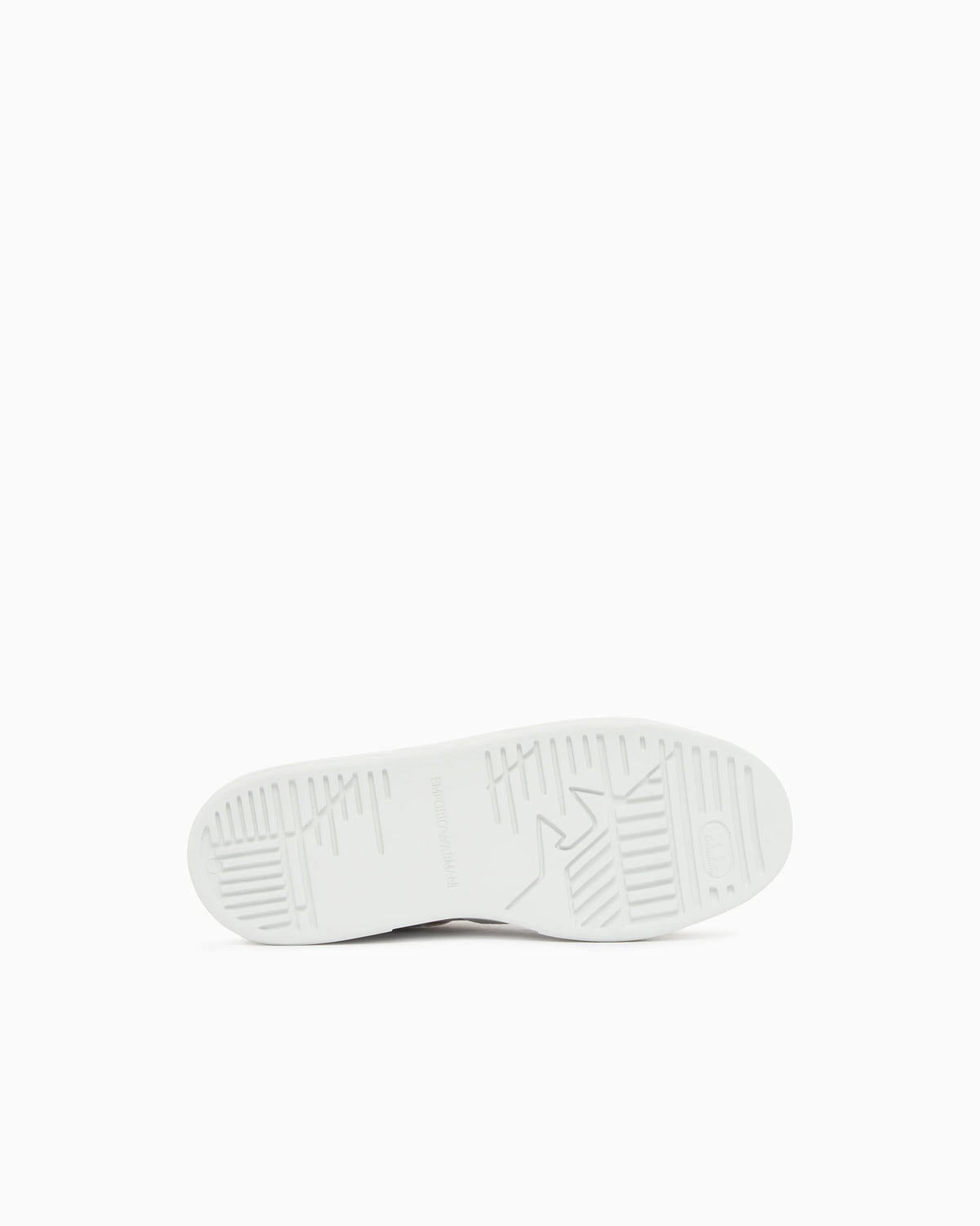 Leather sneakers with gold-coloured details