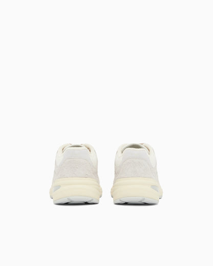 Raffia and suede sneakers