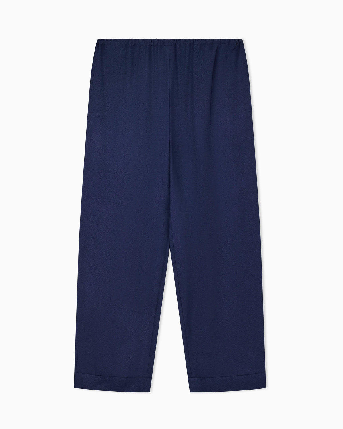 flowing micro leopard spot jacquard trousers
