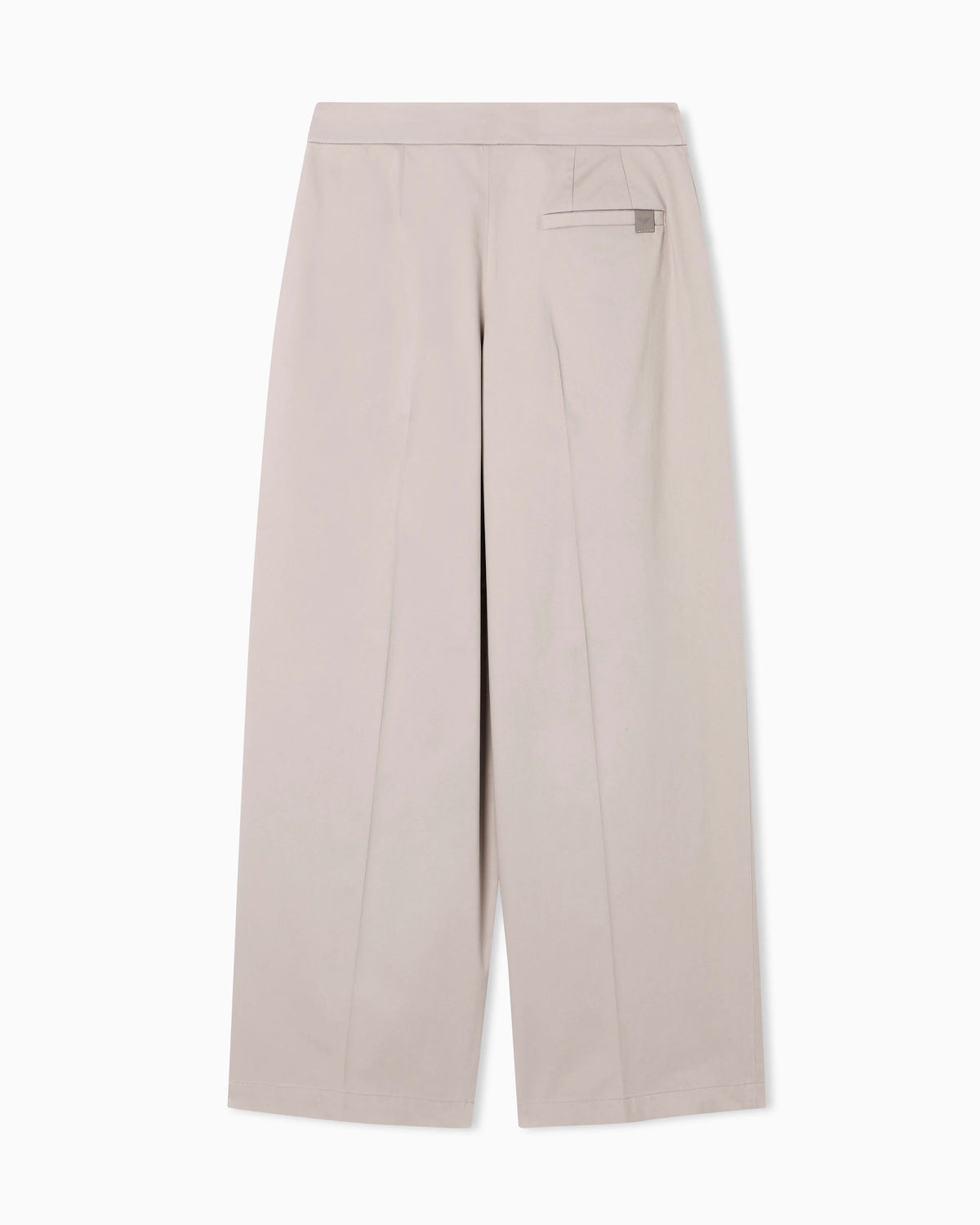 Brushed cotton trousers with pleats