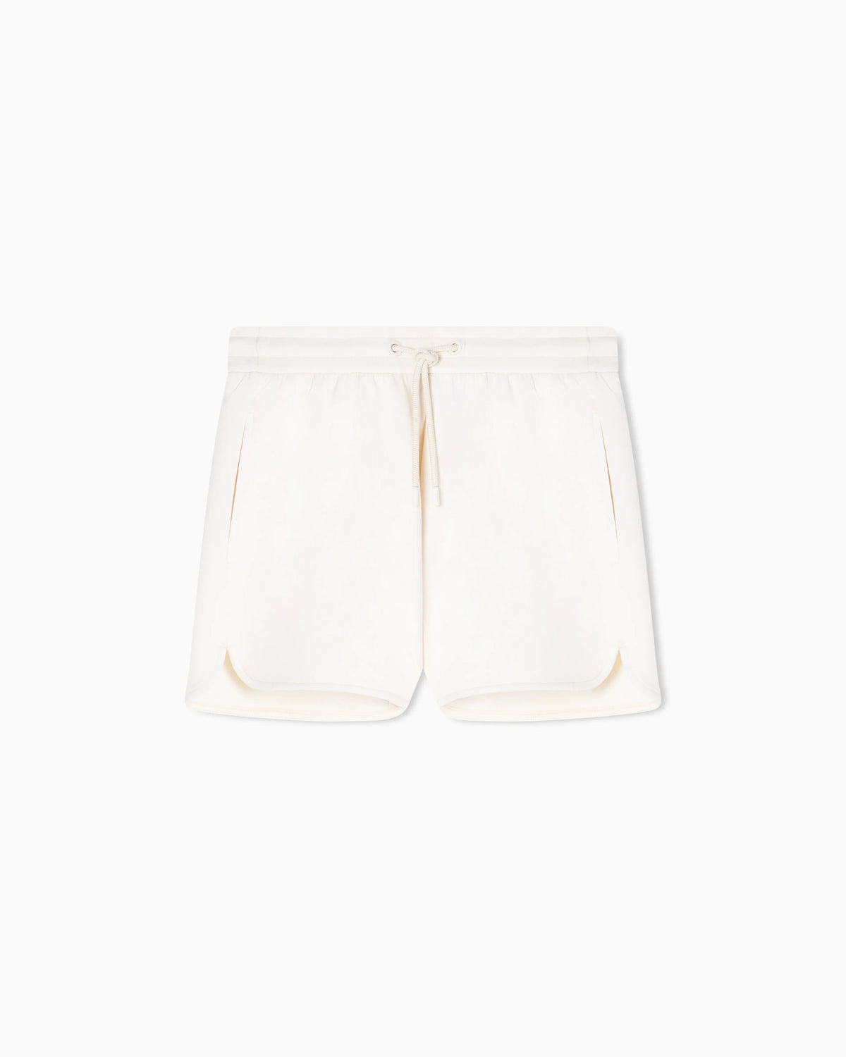 Double jersey drawstring shorts