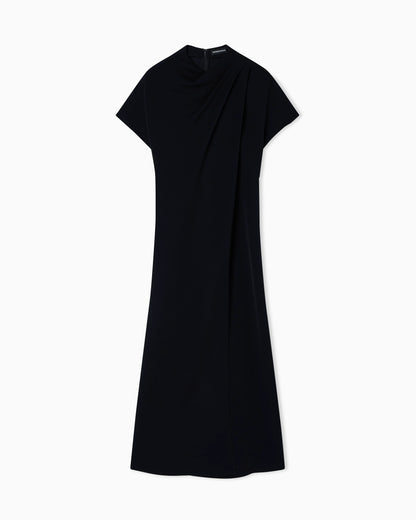 Technical cady dress with front panel