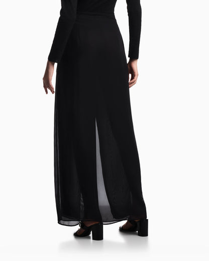 Technical georgette culottes