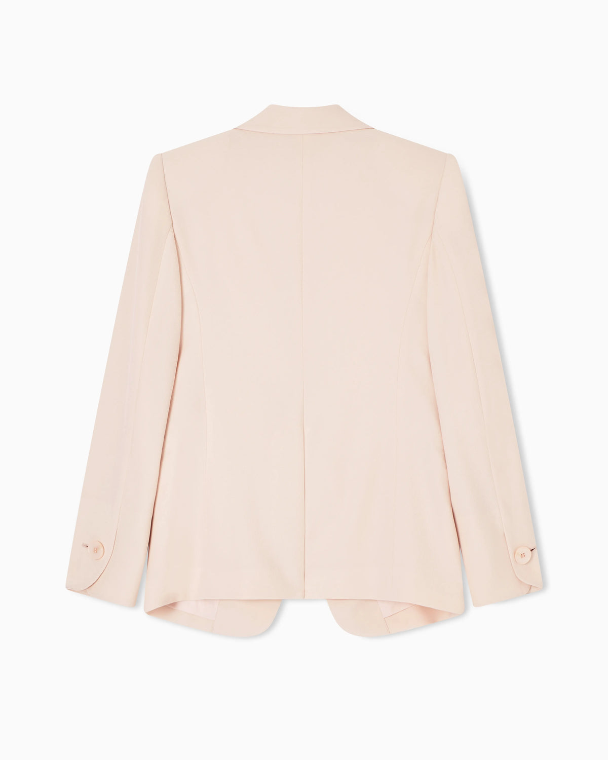 Single-breasted jacket in technical gabardine