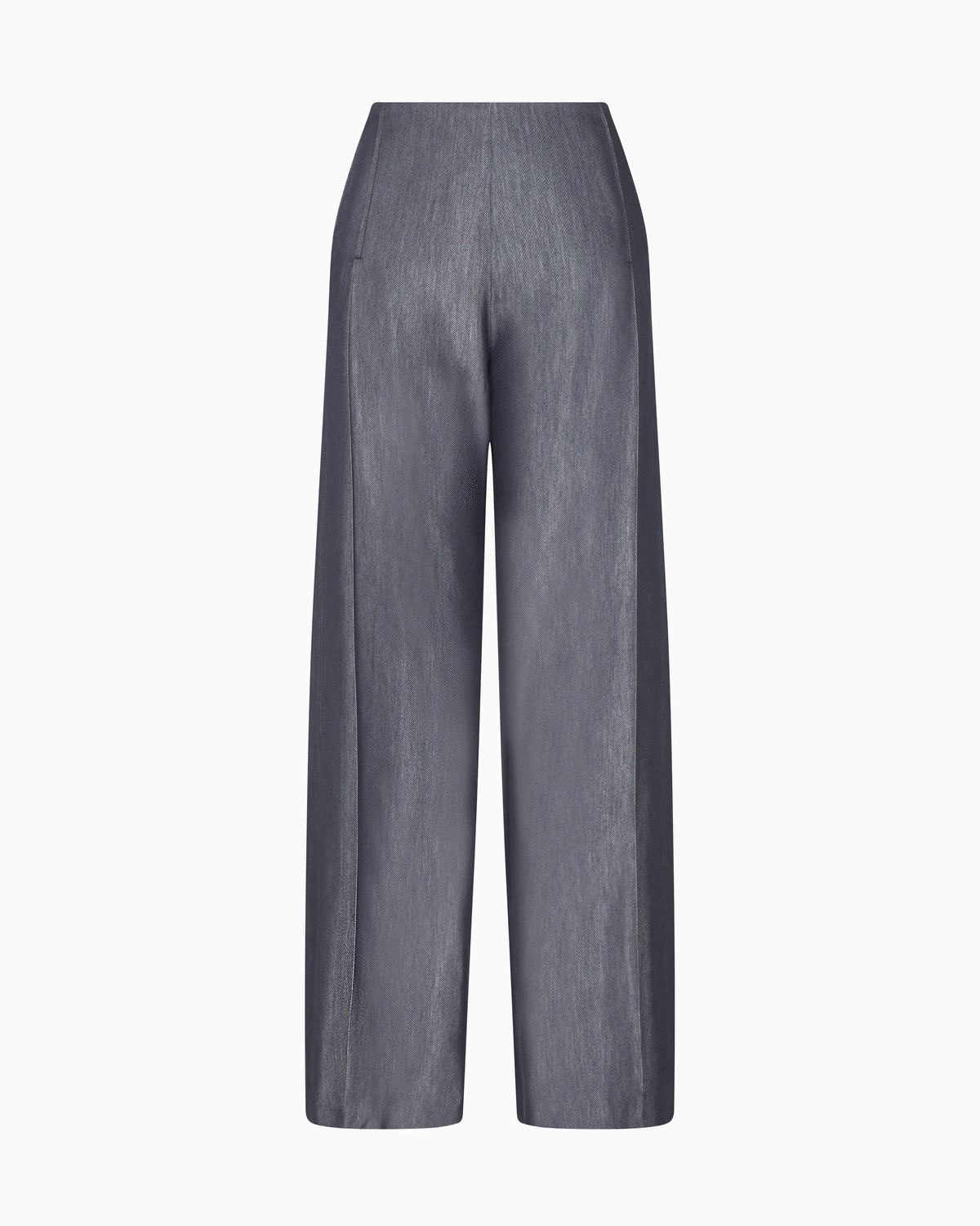 Polygon capsule collection yarn-dyed gabardine trousers