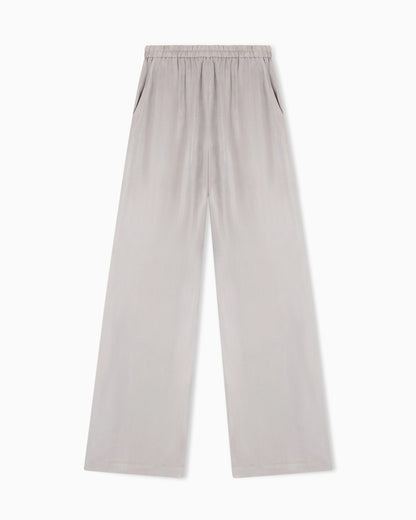 Elasticated-waist trousers in flowing washed Lyocell