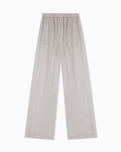 Elasticated-waist trousers in flowing washed Lyocell