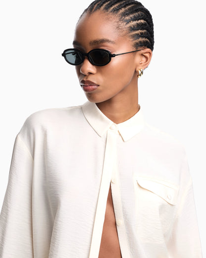 Technical rayon shirt