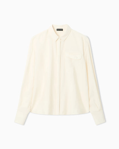 Technical rayon shirt