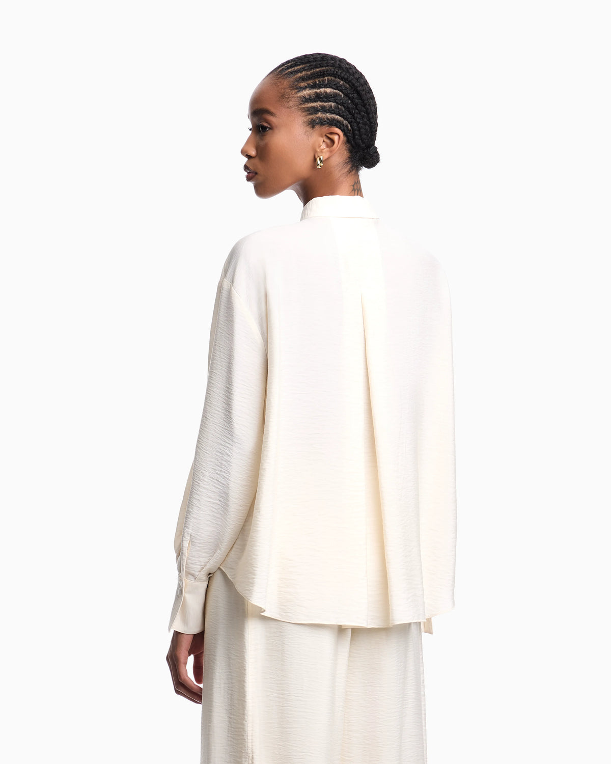 Technical rayon shirt
