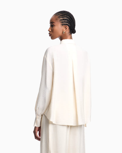Technical rayon shirt