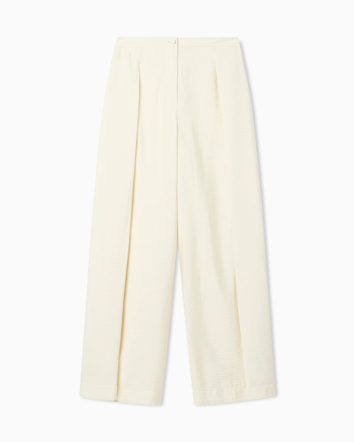 Wide-leg trousers in technical rayon
