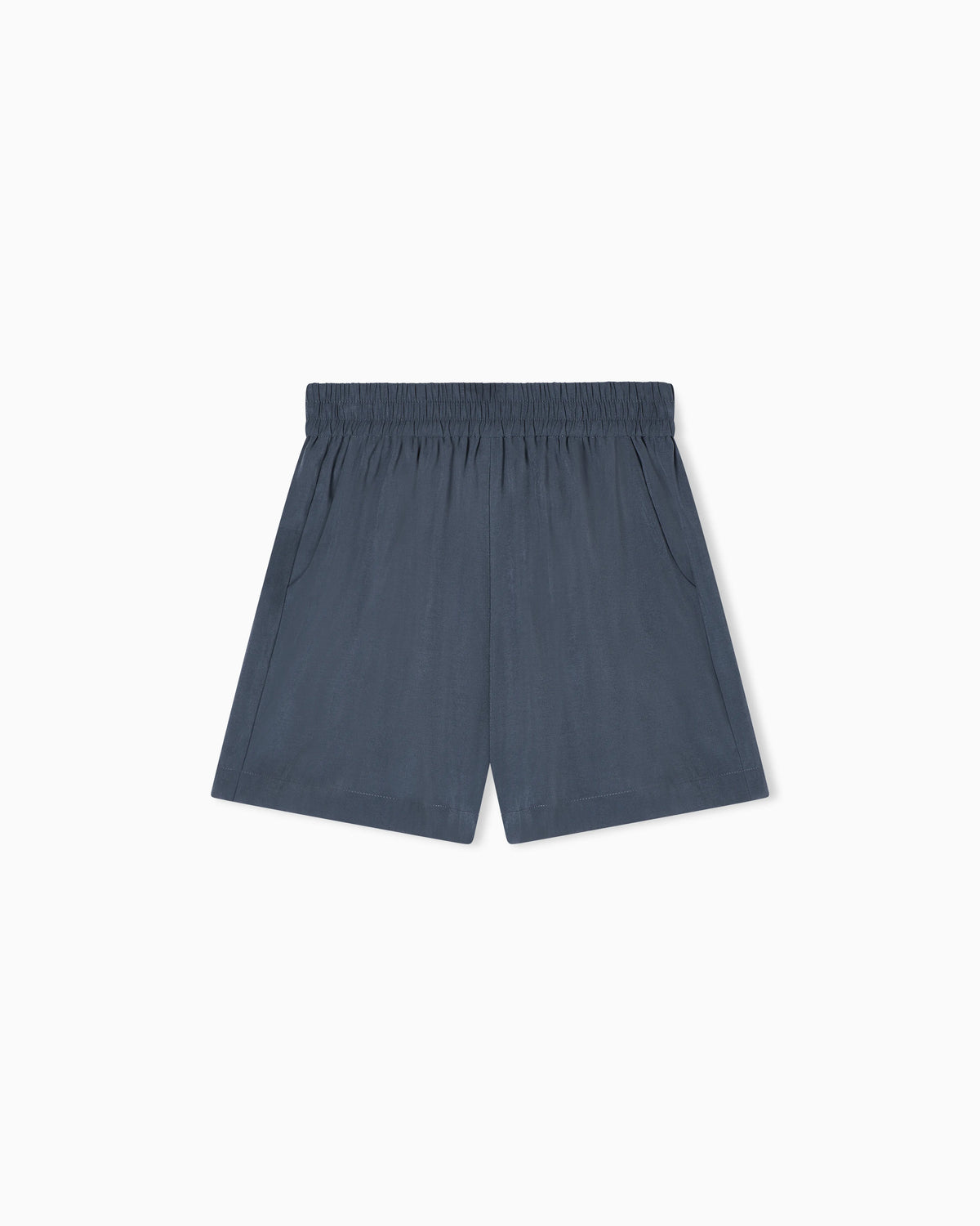 Washed twill shorts