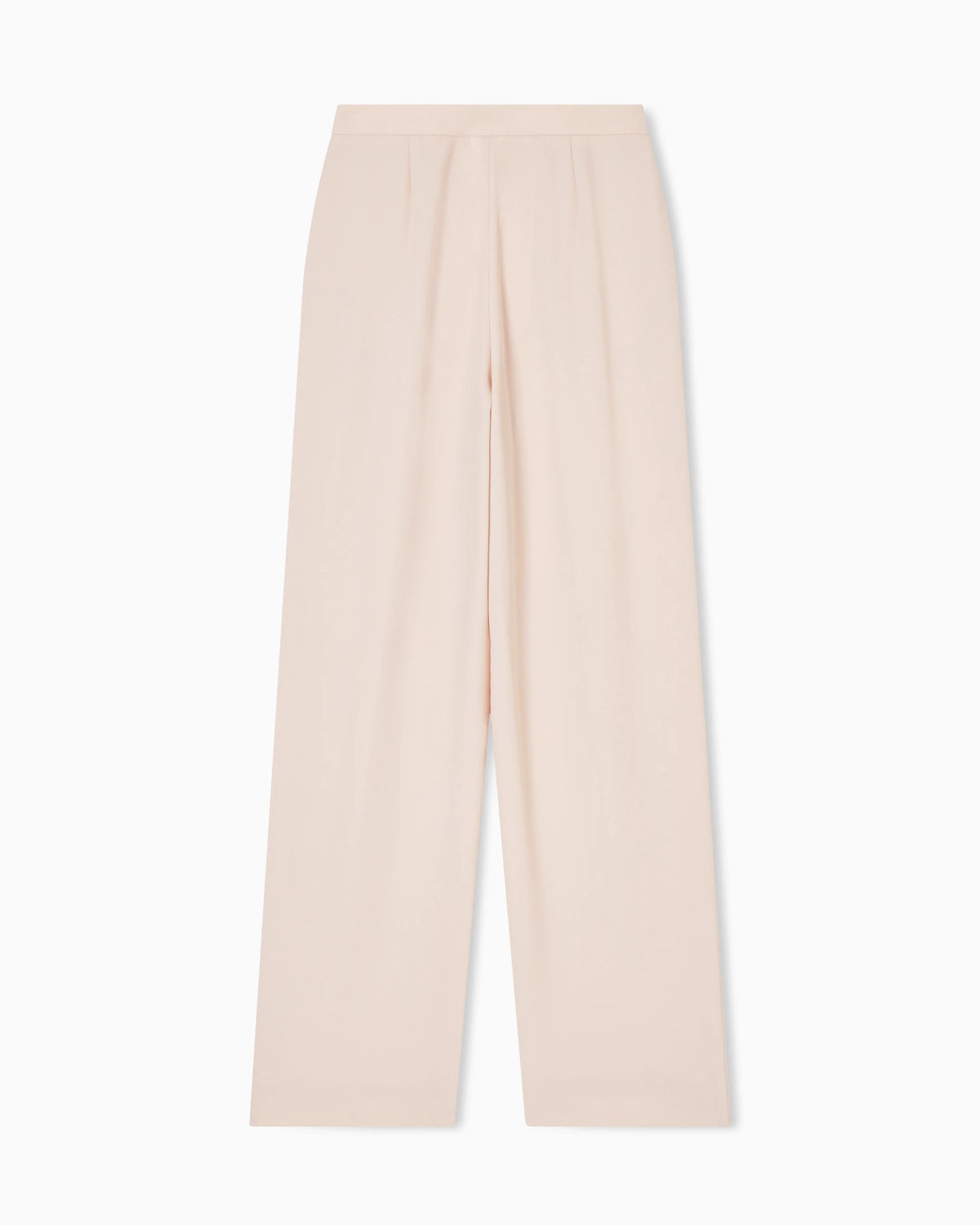 Technical gabardine trousers with pleats
