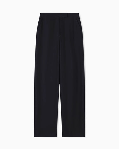 Crepe palazzo trousers