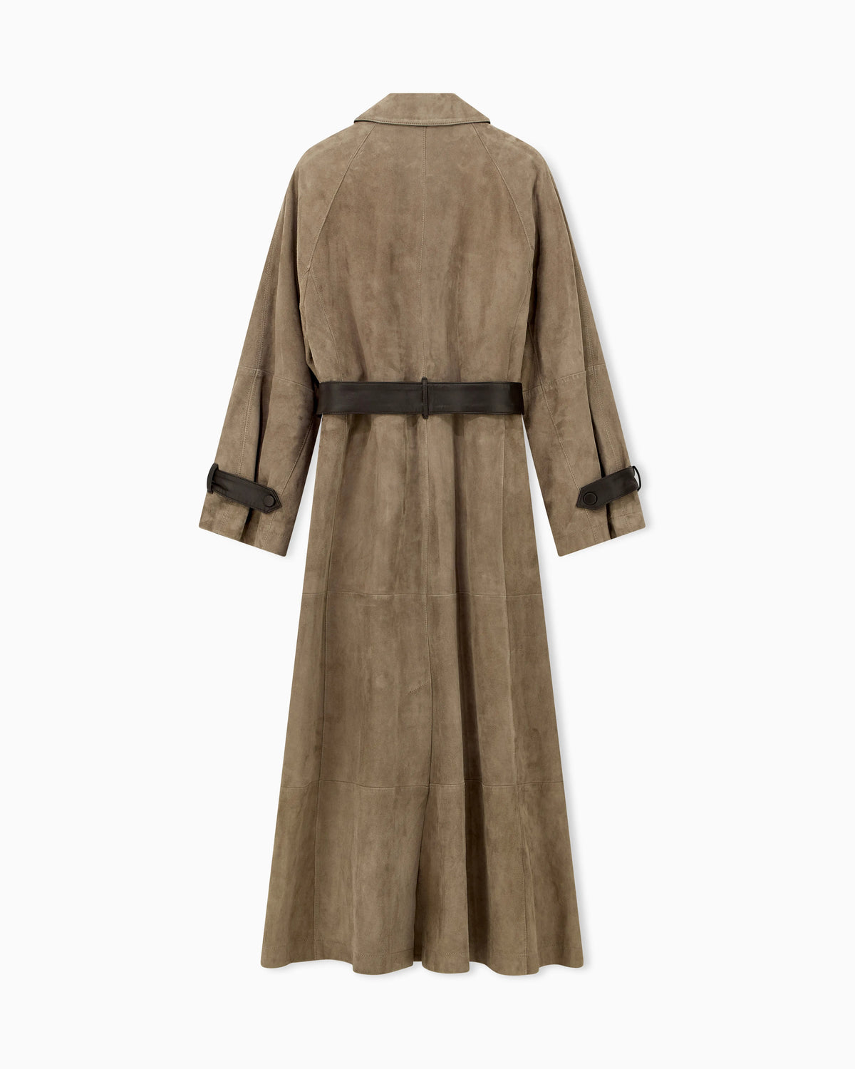 Goat suede trench coat Signature Capsule