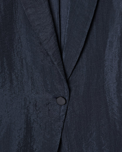 Technical crepon shirt jacket