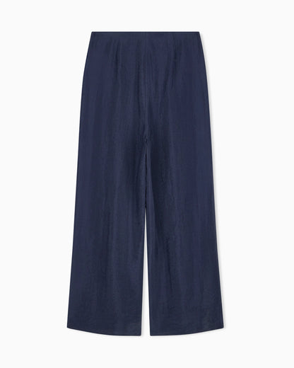 Technical crepon trousers