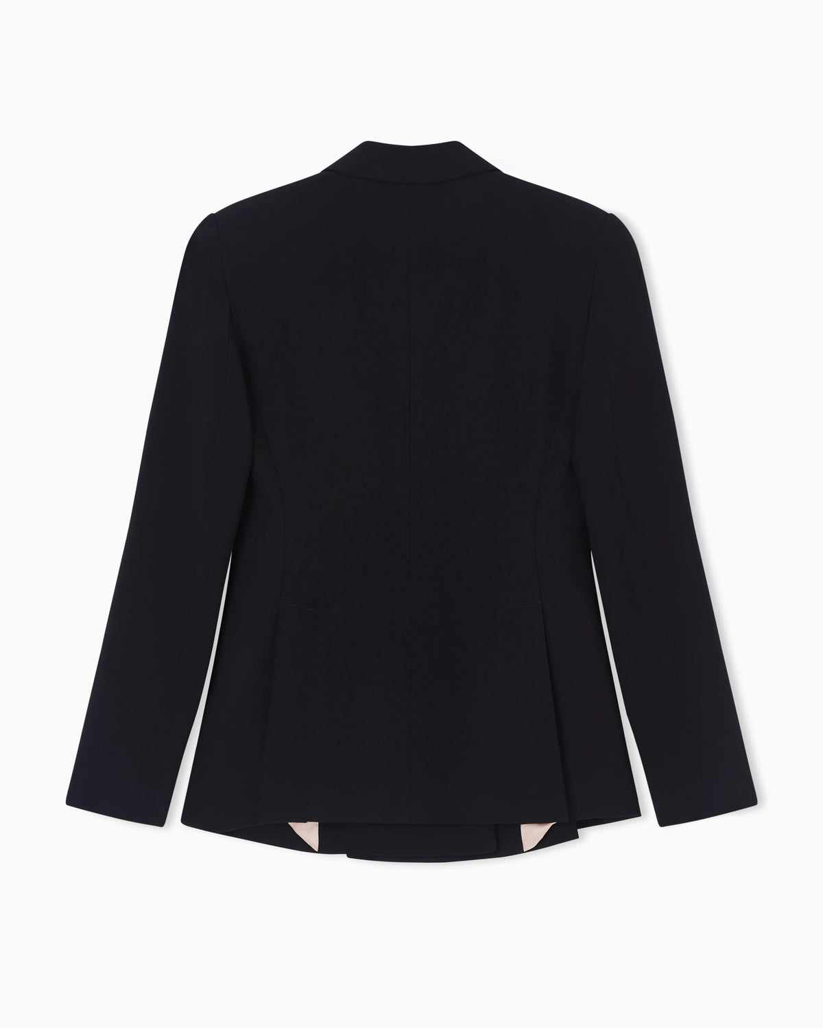 Envers satin jacket with lapels and hook