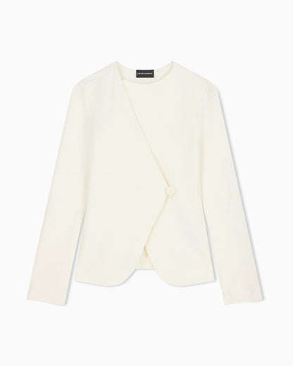 Ottoman jersey jacket