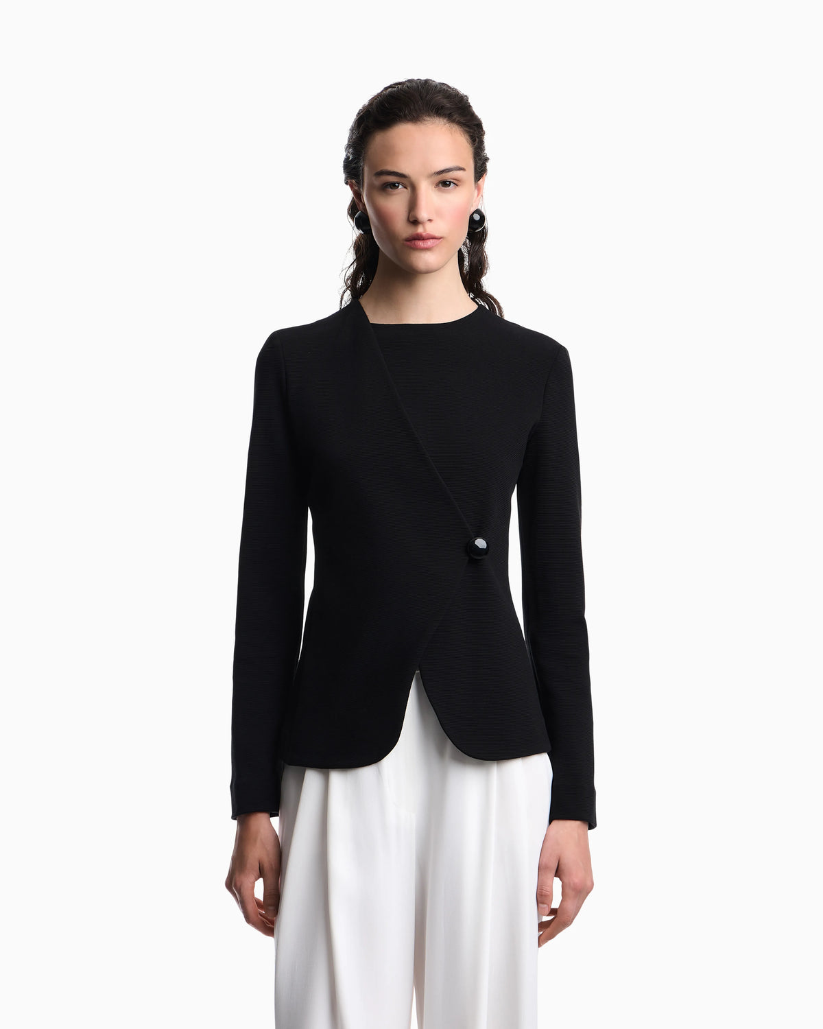 Ottoman jersey jacket