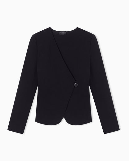 Ottoman jersey jacket