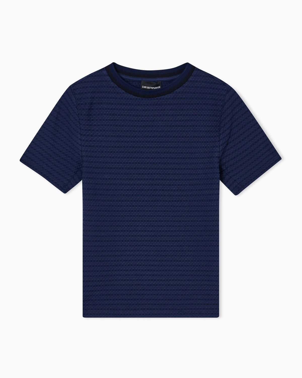 Embossed-effect jacquard jersey jumper