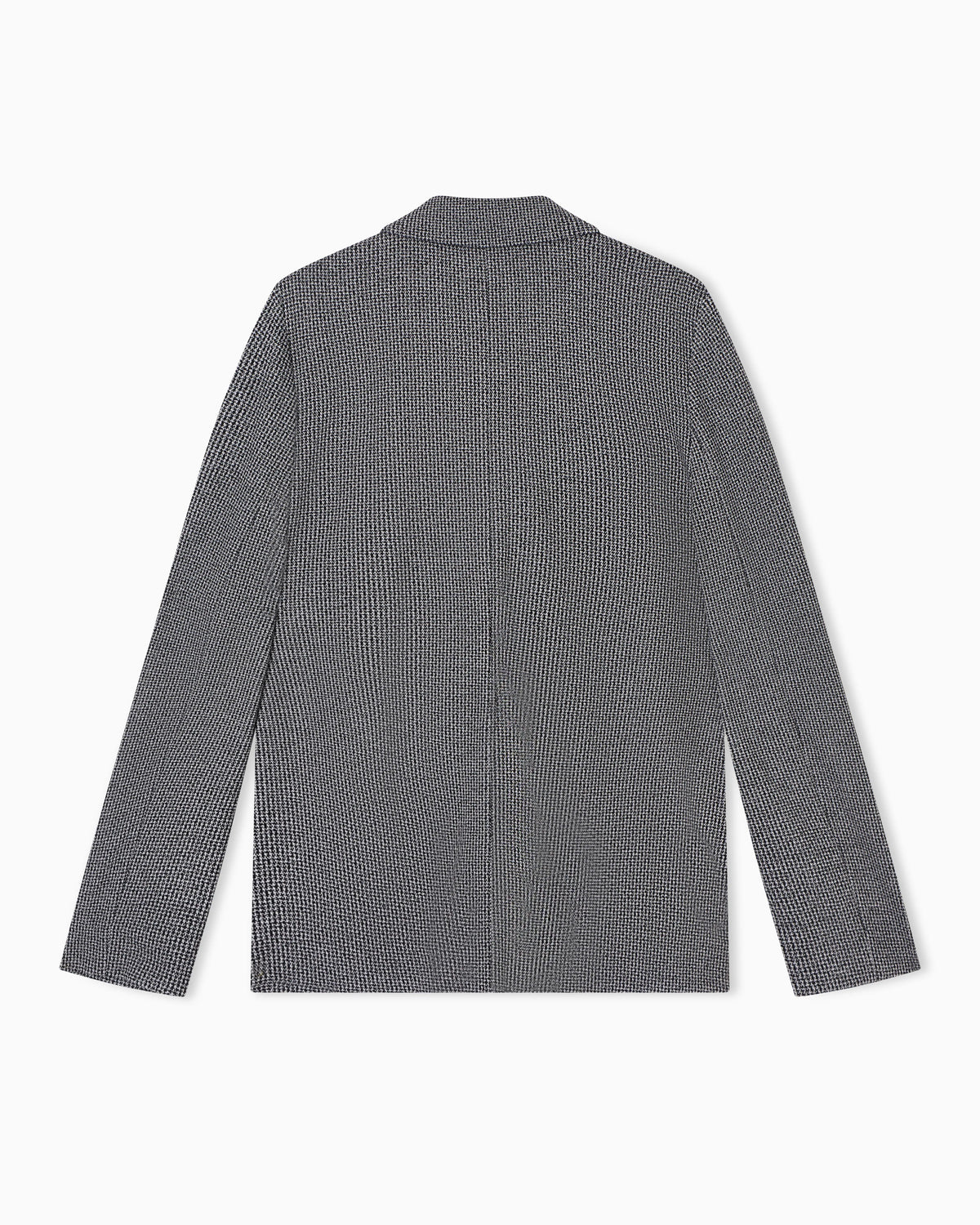 Micro houndstooth jacquard jersey jacket