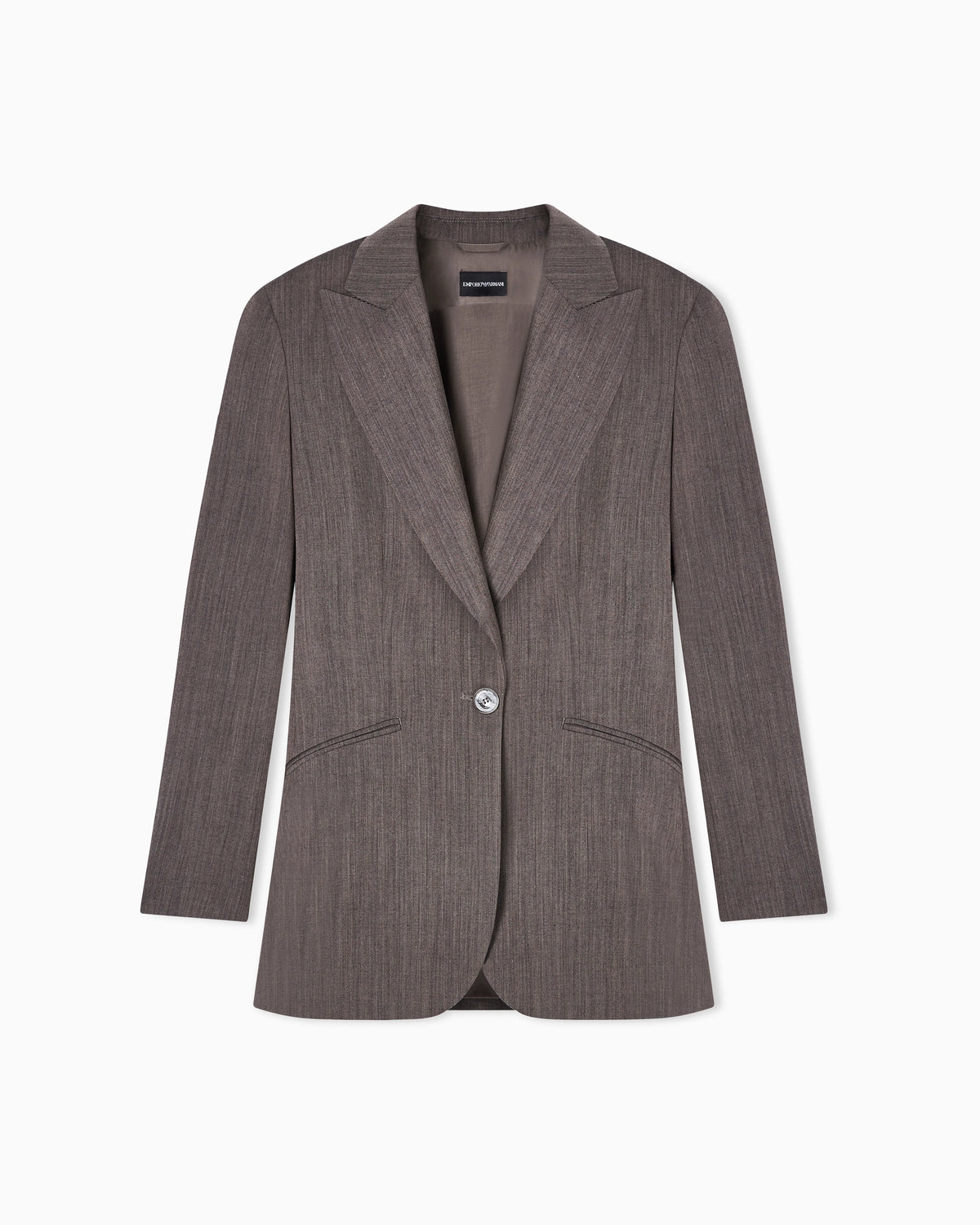Light wool single-breasted jacket