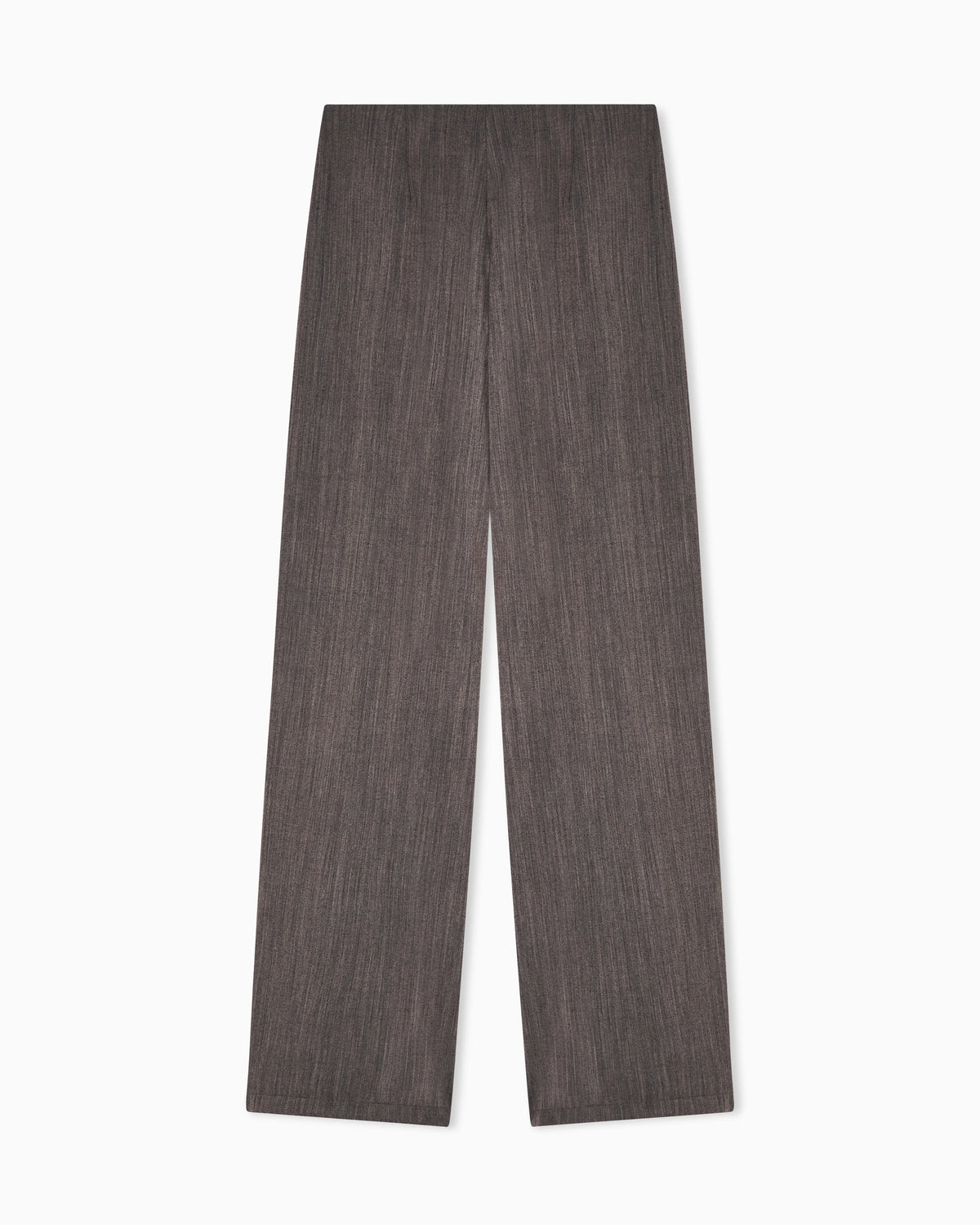 Light wool trousers with side crease