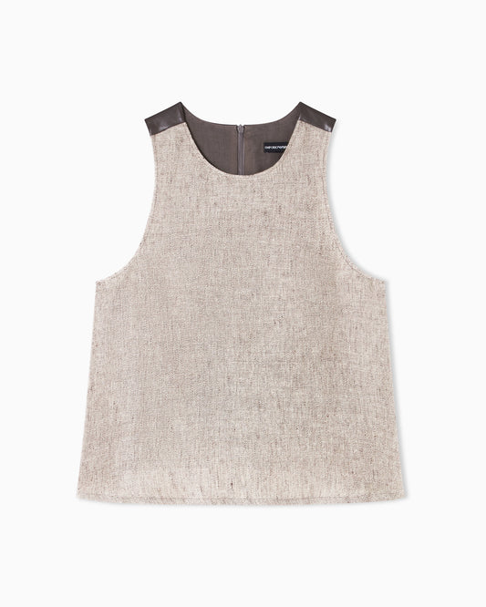 Heavy linen canvas top