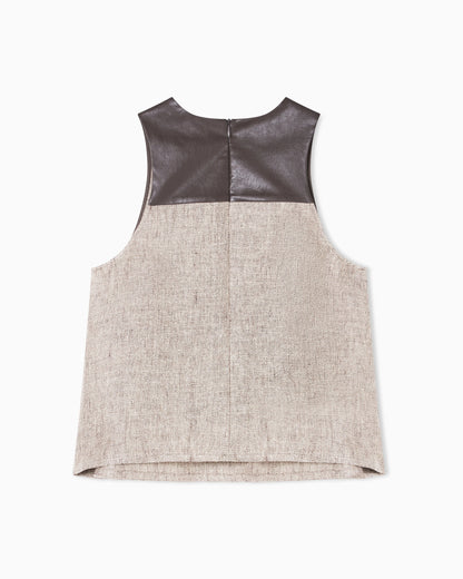 Heavy linen canvas top