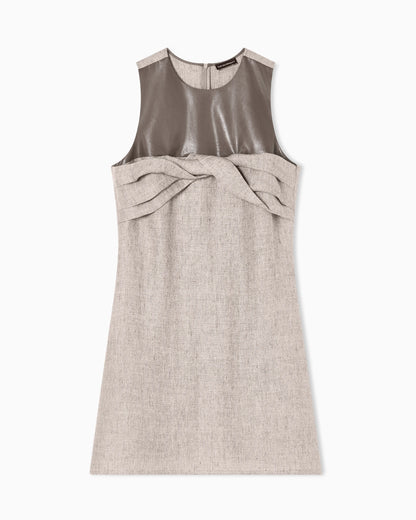 Heavy linen canvas dress