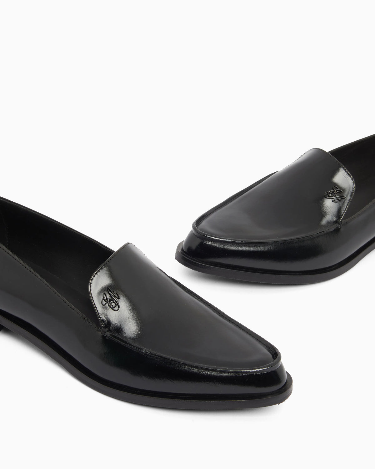 Icon shiny polished leather loafers